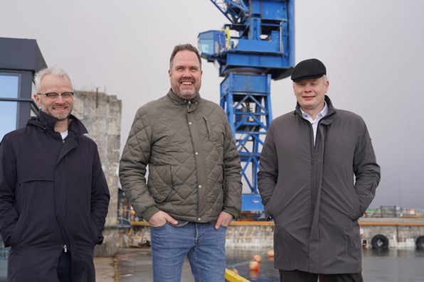 Ragnar Eggen, Frode Halvorsen and Erik Erlien. Photo: Lars Bugge Aarset/Fremtidens Industri